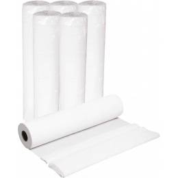 Draps d'examen ouate lisse Eco (6 rouleaux)