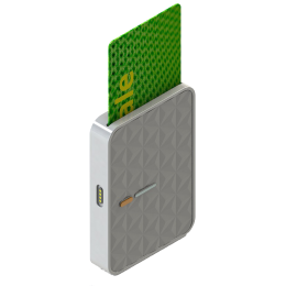 Lecteur de carte à puce bi-fente sans-fil PC/SC Sensyl DSC-BLU